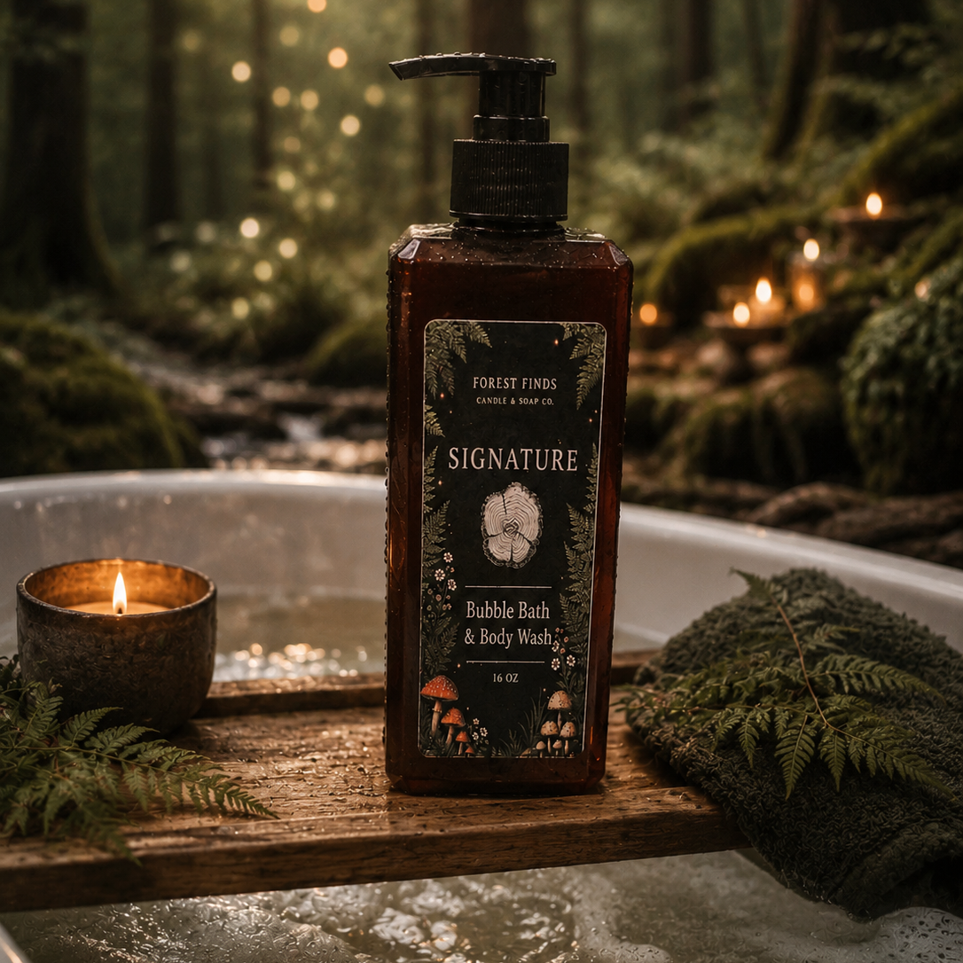 Signature Bubble Bath & Body Wash – Forest Finds Candle & Soap Co.