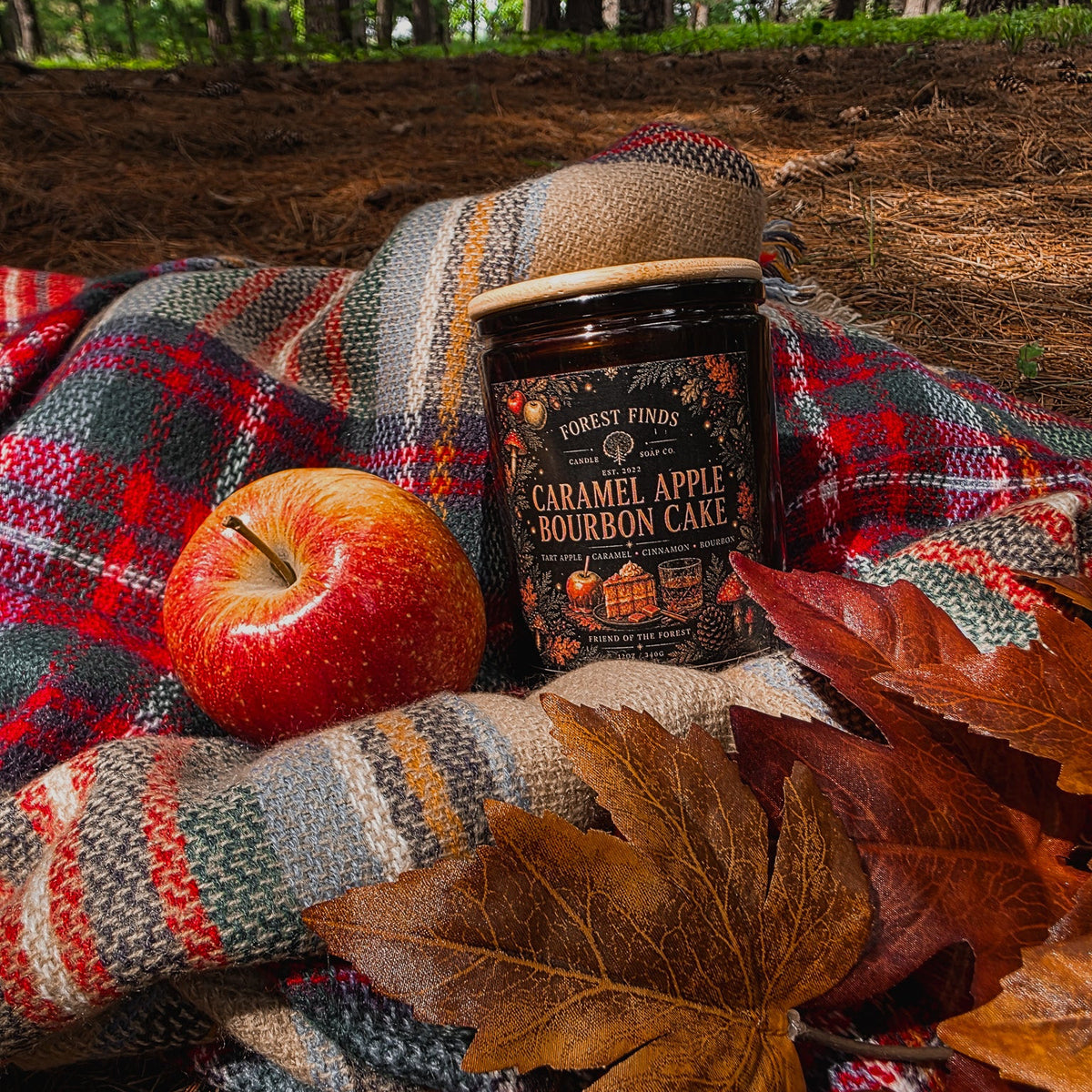 Caramel Apple Bourbon Cake